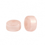 Super Polaris Elements kralen rondellen 6x4mm Light cream peach