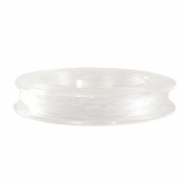 Elastiek rijgdraad 1.0mm Transparant