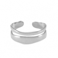 Roestvrij stalen (RVS) Stainless steel ringen Zilver