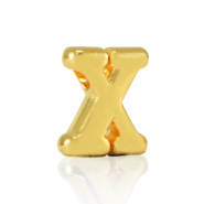 Letterkralen DQ metaal X Goud (nikkelvrij)
