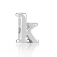 Letterkralen DQ metaal K Antiek zilver (nikkelvrij)