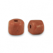 Natuursteen kralen marmer disc 4x4mm Sienna brown