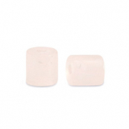 Natuursteen kralen rozenkwarts disc 2x2mm Pale pink