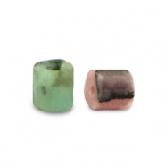 Natuursteen kralen marmer disc 3x2mm Marble mint green