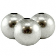 DQ metaal kraal 4mm Antiek zilver 