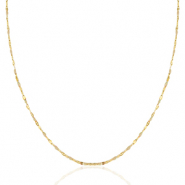 Roestvrij stalen (RVS) Stainless steel kettingen Latte beige-gold