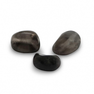 Natuursteen kralen obsidiaan Grey