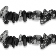 Chips stone kralen obsidiaan Black-anthracite marble
