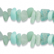 Chips stone kralen amazoniet Mint green