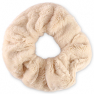 Scrunchies haarelastiek furry Peachskin rose