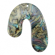 Resin hangers organic Multicolor marble