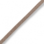 Elastisch lint Ibiza Rose gold metallic