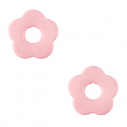 Acryl bedels bloem Light pink