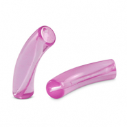 Acryl tube kralen Purple