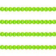 Jasseron schakel 3mm Neon green