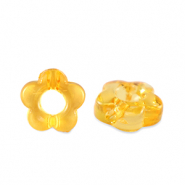 Acryl kralen bloem Transparent spectra yellow