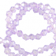 Top Facet kralen bicone 6mm Victorian purple