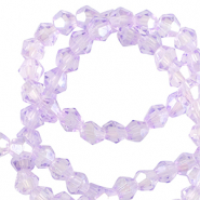 Top Facet kralen bicone 4mm Victorian purple