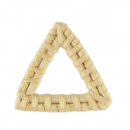 Rotan hanger driehoek Natural beige