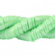 Katsuki kralen 6mm Green ash-pearl shine coating
