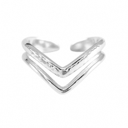 Roestvrij stalen (RVS) Stainless steel ringen Zilver