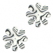 Statement hangers flower 25mm Anthracite grey