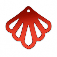 Statement hangers schelp Metallic red