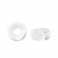 Acryl kralen disc Transparent