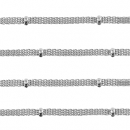 Roestvrij stalen (RVS) Stainless steel onderdelen jasseron Silver