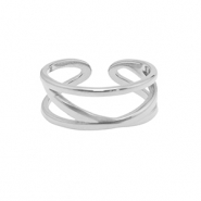 Roestvrij stalen (RVS) Stainless steel ringen Zilver