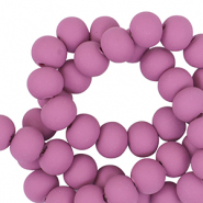 Polymeer kralen 6mm Light magenta purple