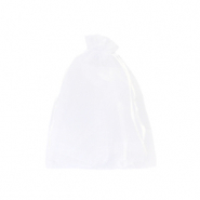 Sieraad zakje organza 7x9cm White