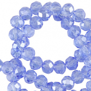Top Facet kralen 3x4mm disc Dodger blue