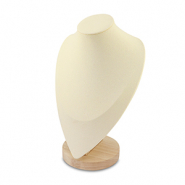 Sieraad display buste voor kettingen Natural-beige