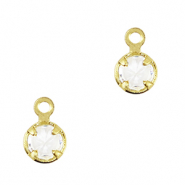 Hangers van Crystal Glass Crystal-gold