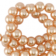 Glasparels 6mm Peach pink
