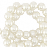 Glasparels 6mm Off white