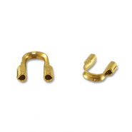 Roestvrij stalen (RVS) Stainless steel onderdelen draadbeschermer Gold