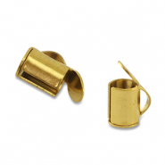 Roestvrij stalen (RVS) Stainless steel onderdelen schuif eindkap Gold