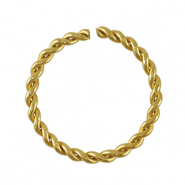 Roestvrij stalen (RVS) stainless steel onderdelen buigring Gold