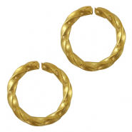Roestvrij stalen (RVS) stainless steel onderdelen buigring Gold