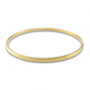 Roestvrij stalen (RVS) stainless steel armbanden Gold