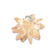 Zirkonia bedels bloem Copper brown