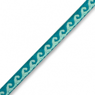 Lint met tekst waves Turquoise-blue