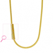 Roestvrij stalen (RVS) Stainless steel kettingen Gold