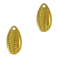 Roestvrij stalen (RVS) Stainless steel bedel kauri Gold