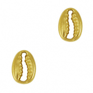 Roestvrij stalen (RVS) Stainless steel bedel tussenstuk kauri Gold