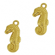 Roestvrij stalen (RVS) Stainless steel bedel zeepaard Gold