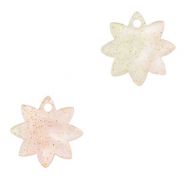 Resin hangers bloem Light pink