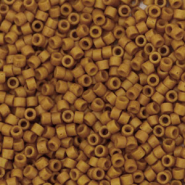 Miyuki kralen delica's 11/0 Opaque dyed pumpkin brown DB-653